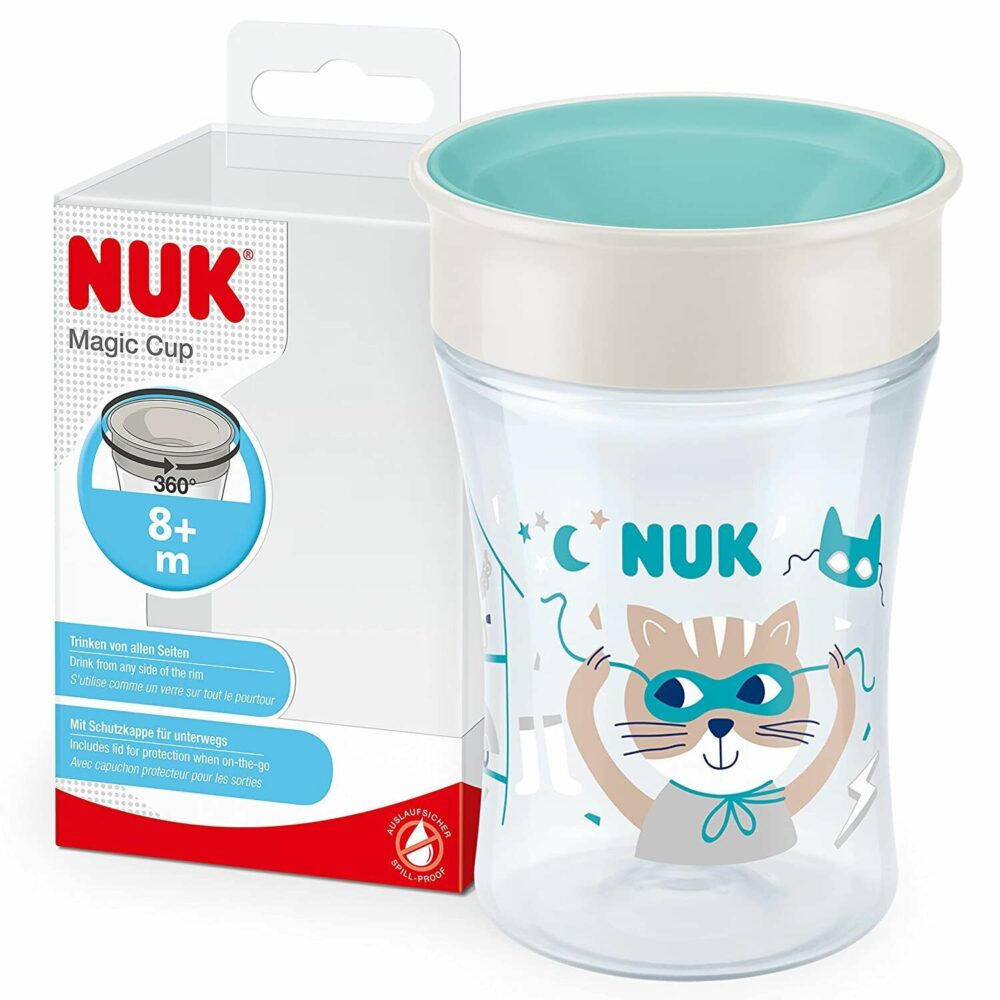 Nuk magic cup 360 silicone mixte 8 mois + 230 ml