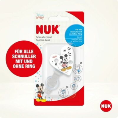 Nuk Attache Sucette Mickey Ruban