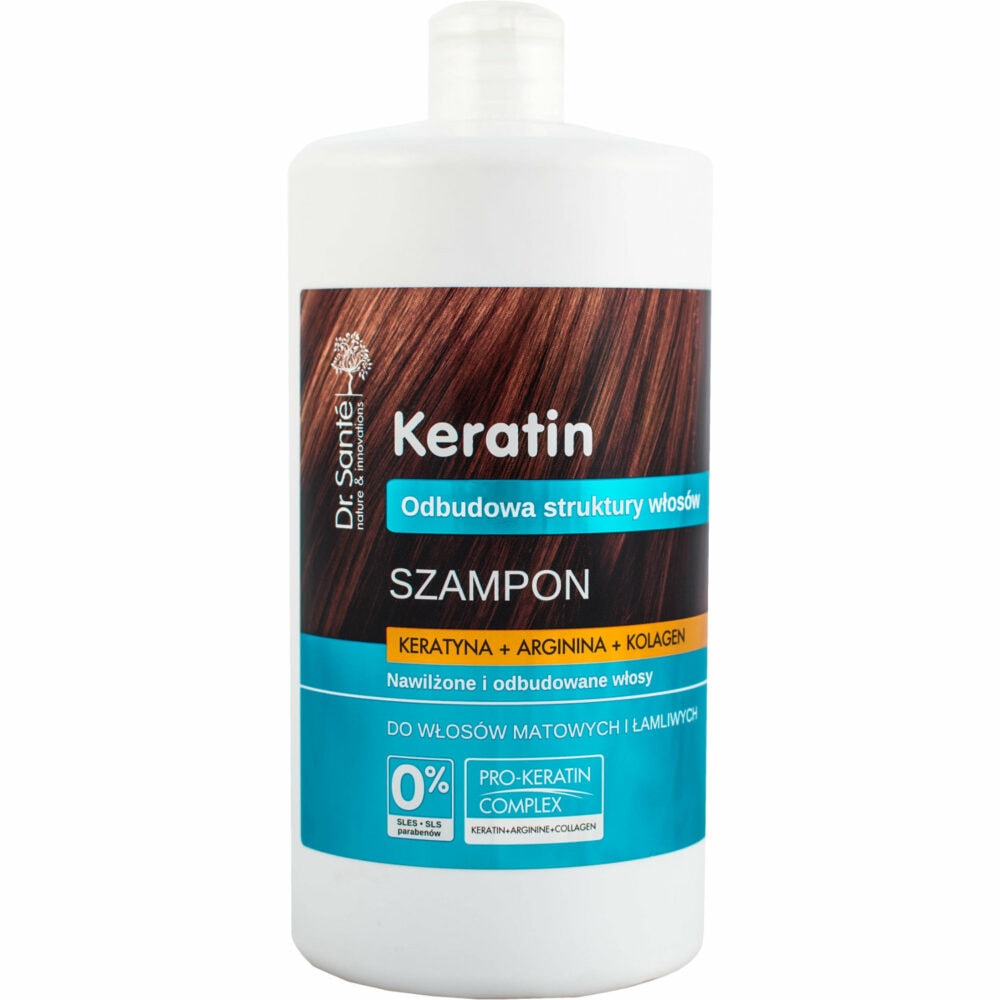 Dr santé shampooing kératine, arginine et collagène 1l