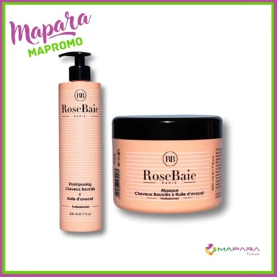 RoseBaie Duo Huile d’Avocat Masque et Shampoing