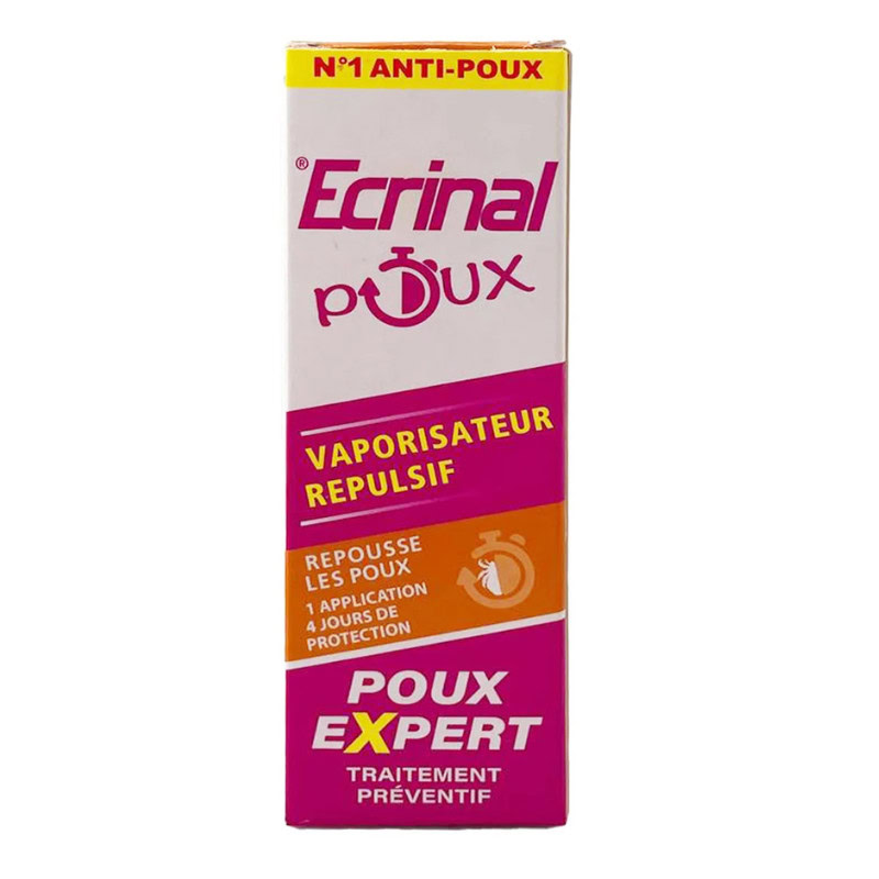 Ecrinal vaporisateur répulsif antipoux 75ml Ecrinal vaporisateur répulsif antipoux 75ml