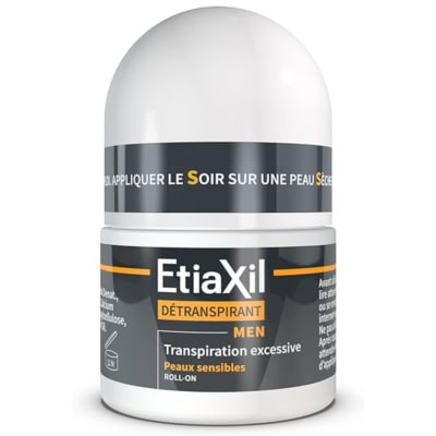 Etiaxil Détranspirant Men Peaux Sensibles Roll-on 15ml