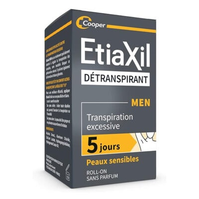 Etiaxil détranspirant men peaux sensibles roll-on 15ml