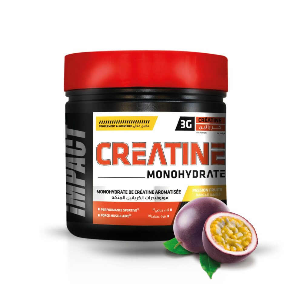 Impact créatine monohydrate aromatisée 500g passion fruits
