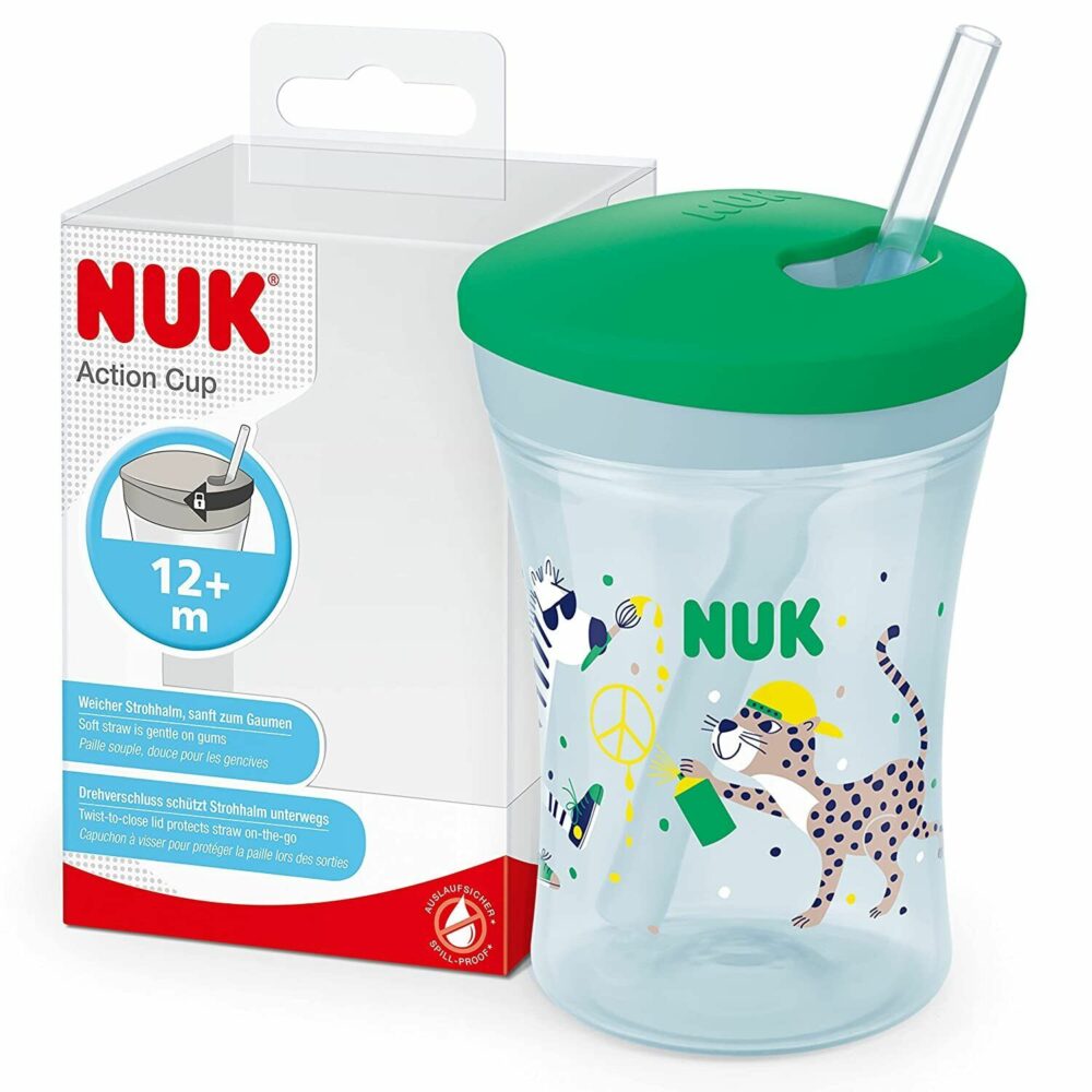 Nuk action cup tasse paille 12 mois et +