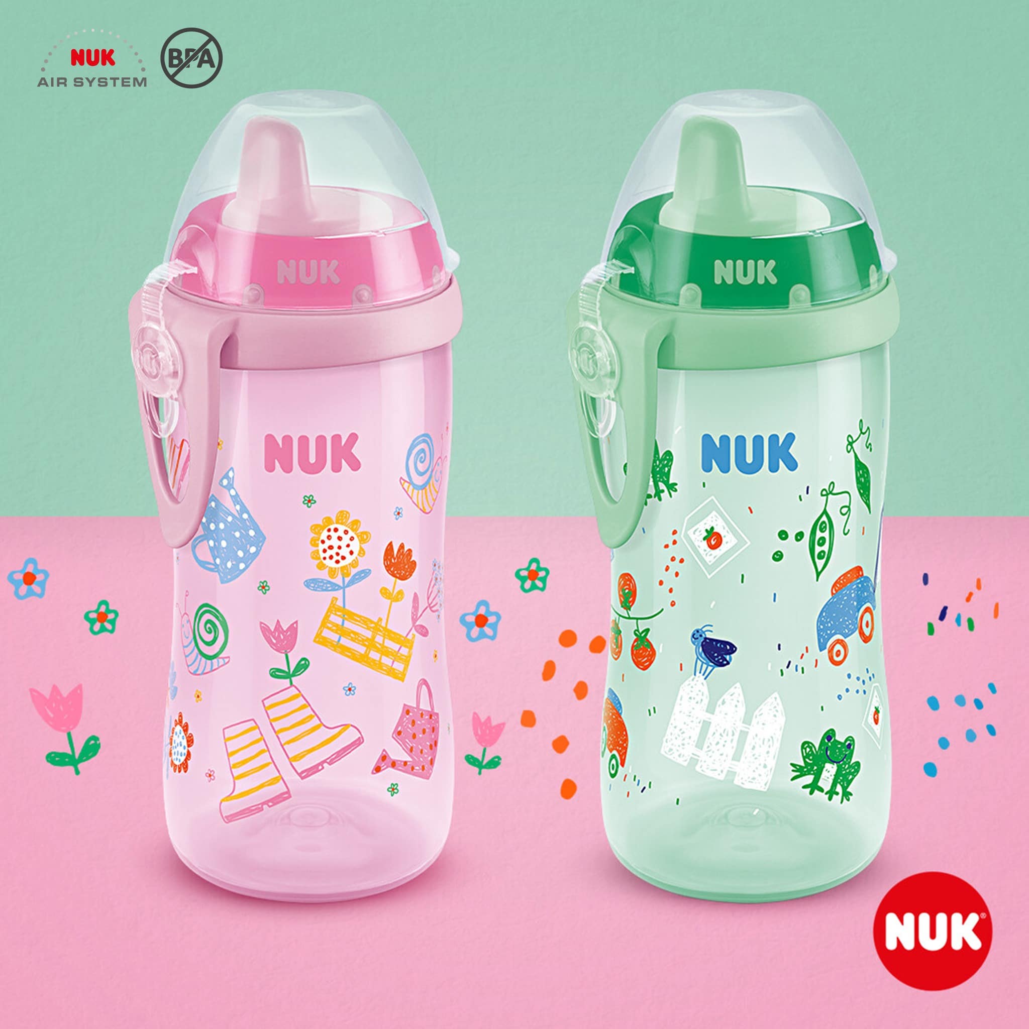 NUK Biberon Kiddy Cup Night 300ml - MaPara Tunisie