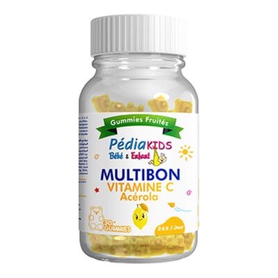 Pédiakids Multibon Vitamine C Acérola 30 Gummies