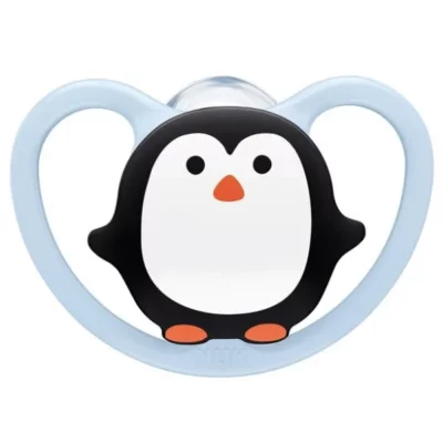 NUK Sucette Space Penguin avec Boite 0-6 Mois
