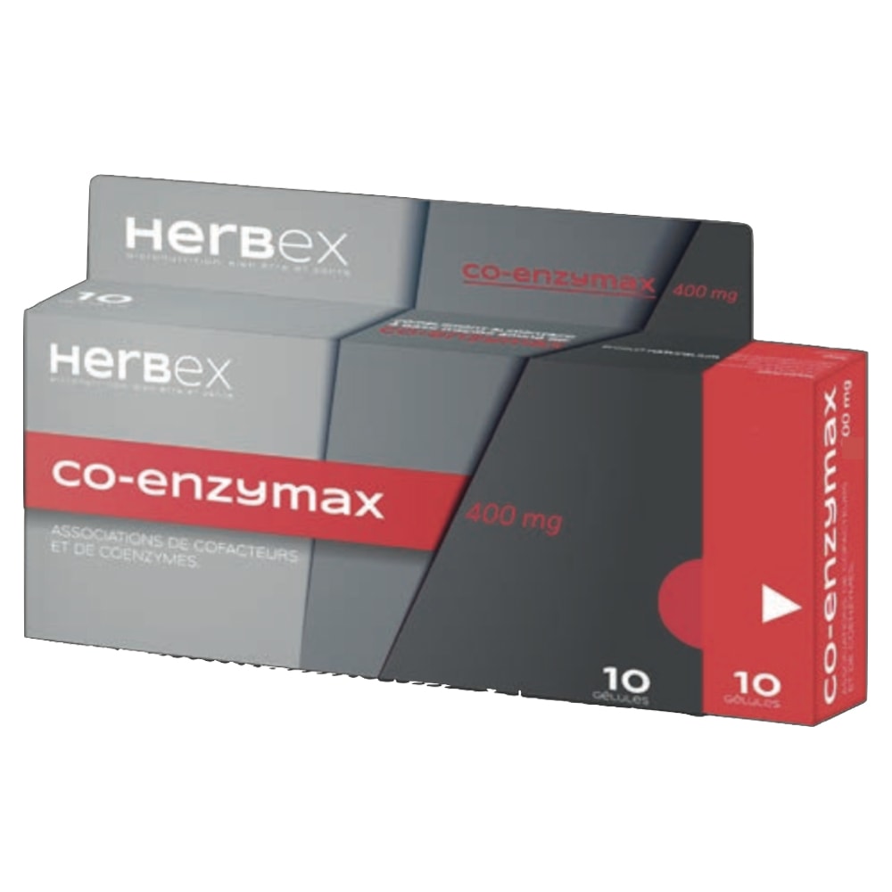 Herbex co-enzymax 400mg 10 gélules
