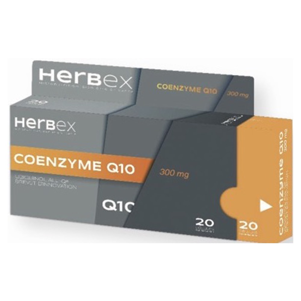 Herbex coenzyme q10 300mg 20 gélules