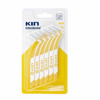 KIN Brossette Mini 1.1mm 6 unites (jaune)