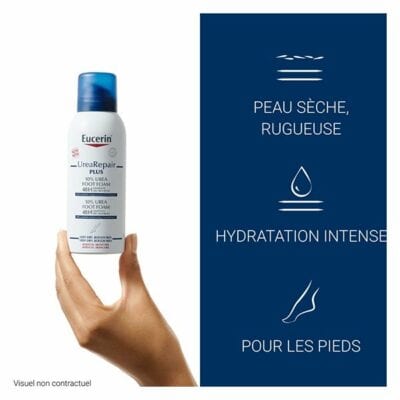 Eucerin urea repair plus mousse pieds 10% d'urée