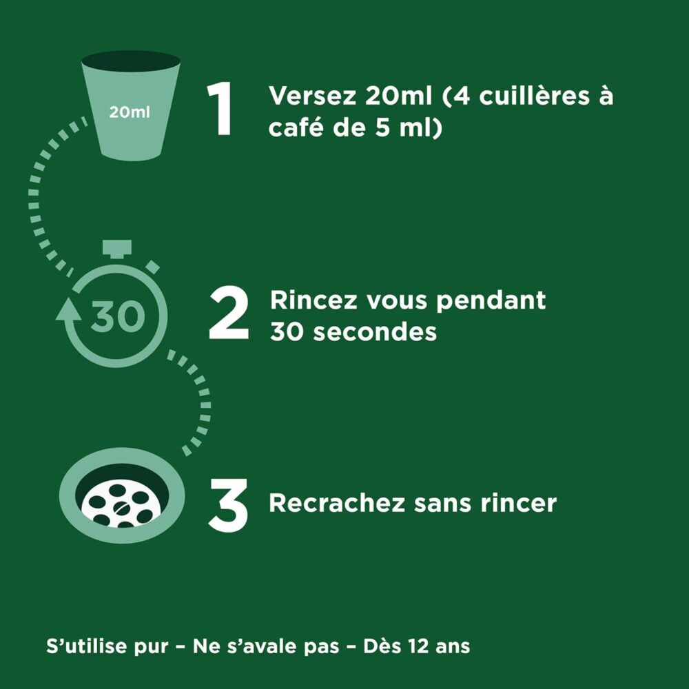 Listerine bain bouche protection dents/gencives gout leger 500 ml