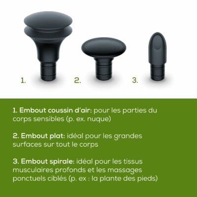 Beurer mg 79 sensitive pistolet de massage musculaire