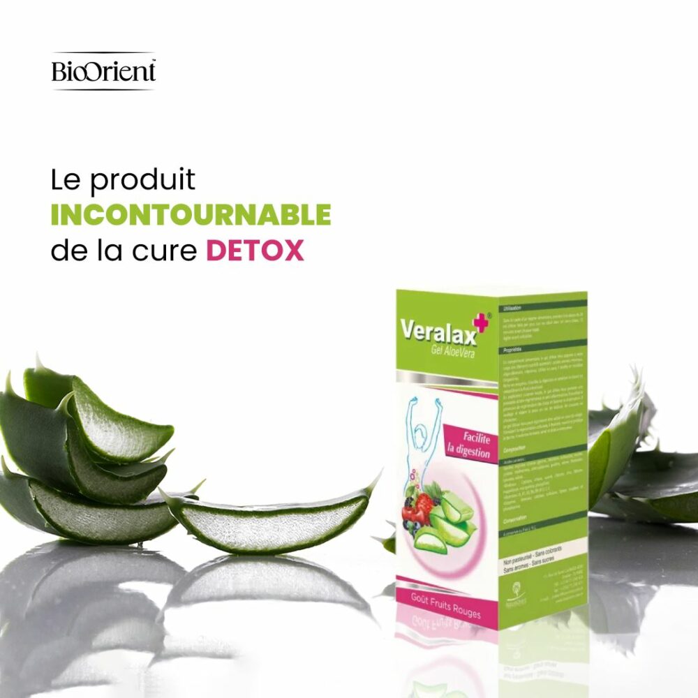 Bio orient veralax gel aloe vera gout fruits rouges 250ml – image 2