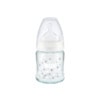 NUK FIRST CHOICE+ Biberon Temperature Control en Verre Blanc 120ml