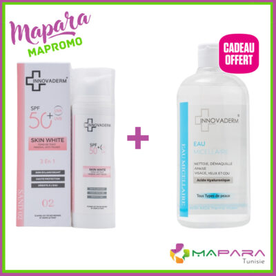 INNOVADERM SKIN WHITE Fond de Teint Mineral Anti Taches - Sand 02