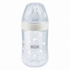 NUK Biberon Nature Sense Avec Temperature Control En Blanc 260ml