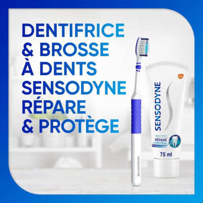 Sensodyne brosses à dents repare et protege extra souple