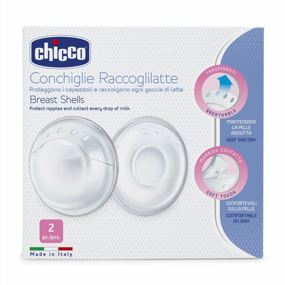 Chicco coquilles recueil lait pour seins crevassés