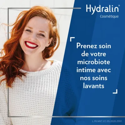 Hydralin gyn irritation gel lavant calmant équilibre intime 200ml