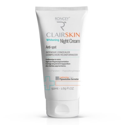 Roncey Clairskin Creme de Nuit Eclaircissante Anti-Taches 50ml