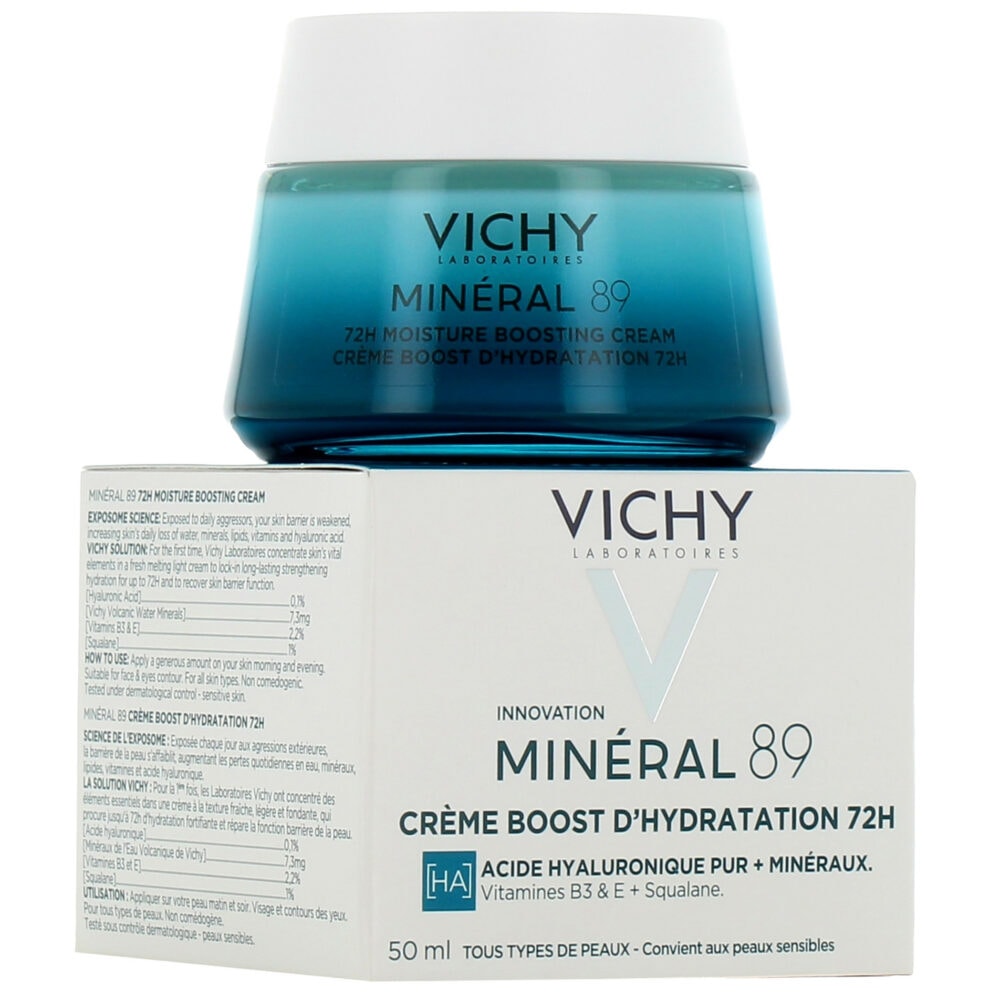 Vichy minéral 89 crème boost d'hydratation