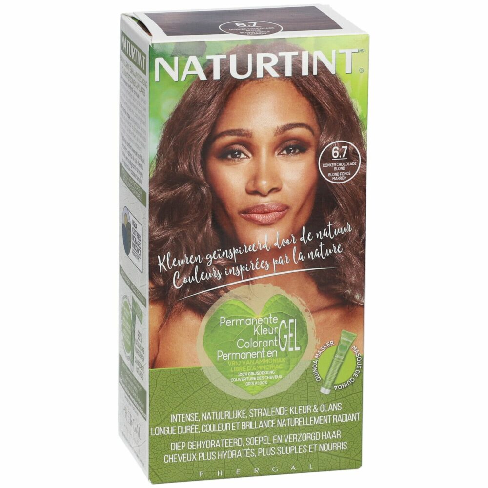 Naturtint colorant permanent en gel 6. 7 blond foncé marron 170ml – image 4