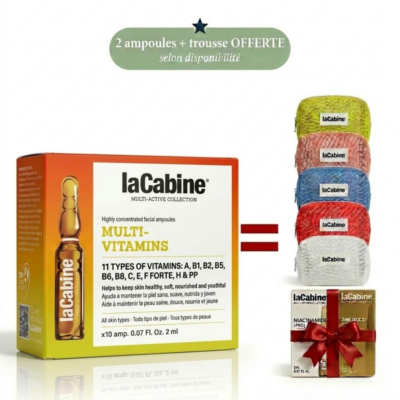 La Cabine Ampoules Multivitamines 10x2ml