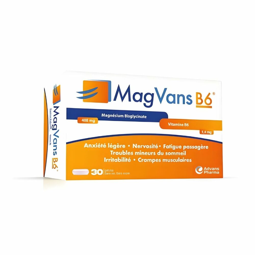 Advans pharma magvans b6 30 gélules