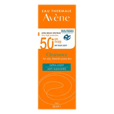 Avene cleanance fluide solaire ultra léger spf 50+ 50ml Avene cleanance fluide solaire ultra léger spf 50+ 50ml