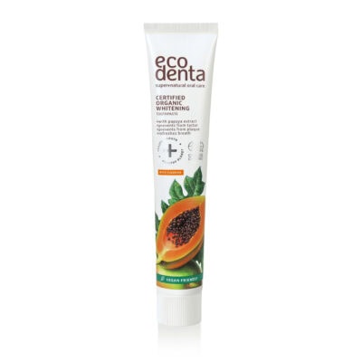 Ecodenta Dentifrice Bio Blanchissant à la Papaye 75ml
