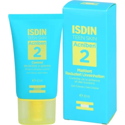 Isdin acniben 2 contrôle brillance et boutons 40ml