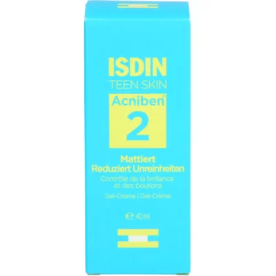 Isdin acniben 2 contrôle brillance et boutons 40ml