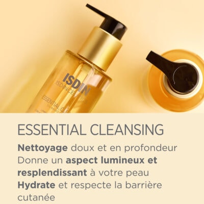 Isdin isdinceutics essential cleansing huile nettoyante et démaquillante visage 200ml