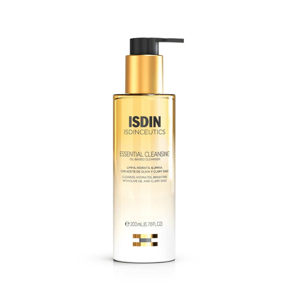 Isdin isdinceutics essential cleansing huile nettoyante et démaquillante visage 200ml