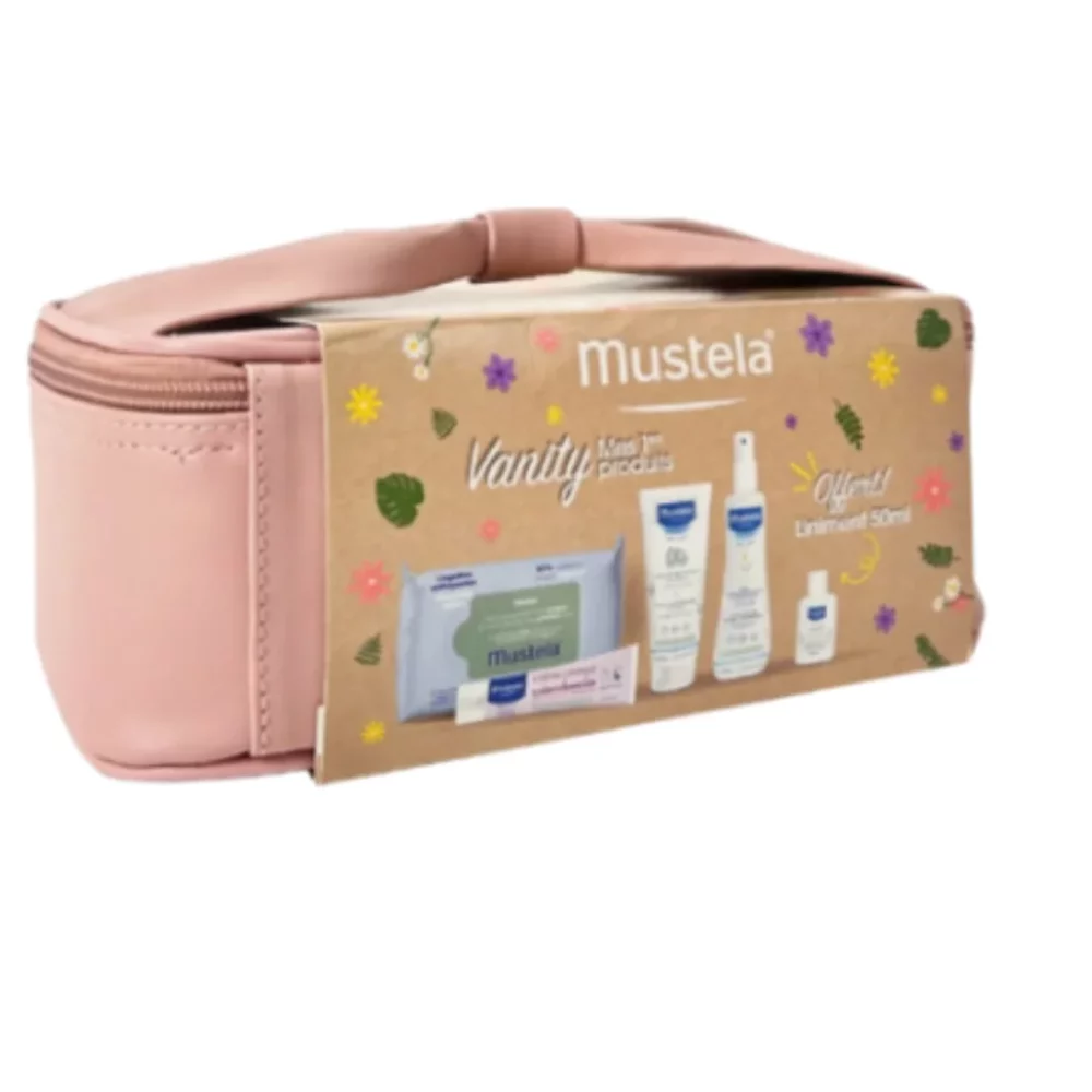 Mustela trousse vanity mes 1ers produits rose