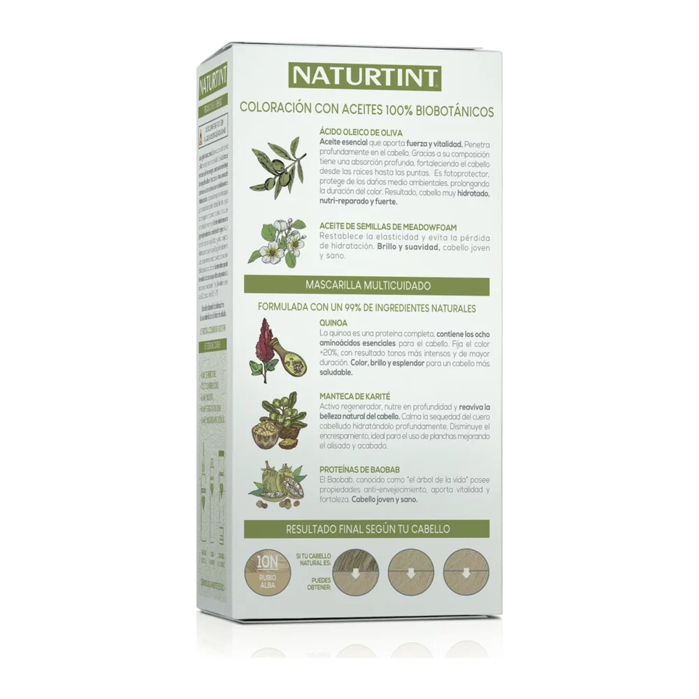 Naturtint colorant permanent en gel 10n blond aube 170 ml
