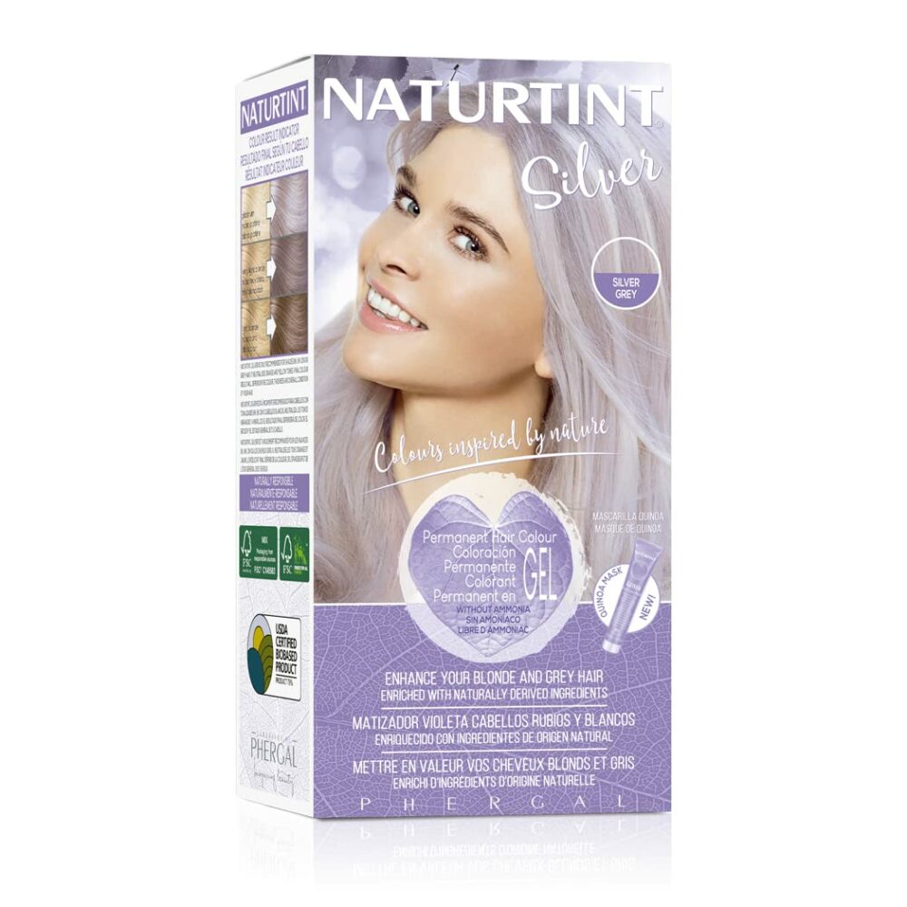 Naturtint colorant permanent en gel gris argenté 170 ml