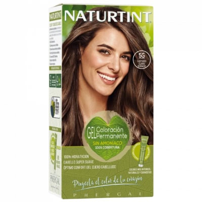 Naturtint Colorant Permanent en Gel 5G Châtain Clair Doré 170ml