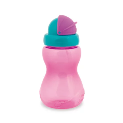 CANAPOL Tasse Sport avec paille rétractable – 270ml – Rose