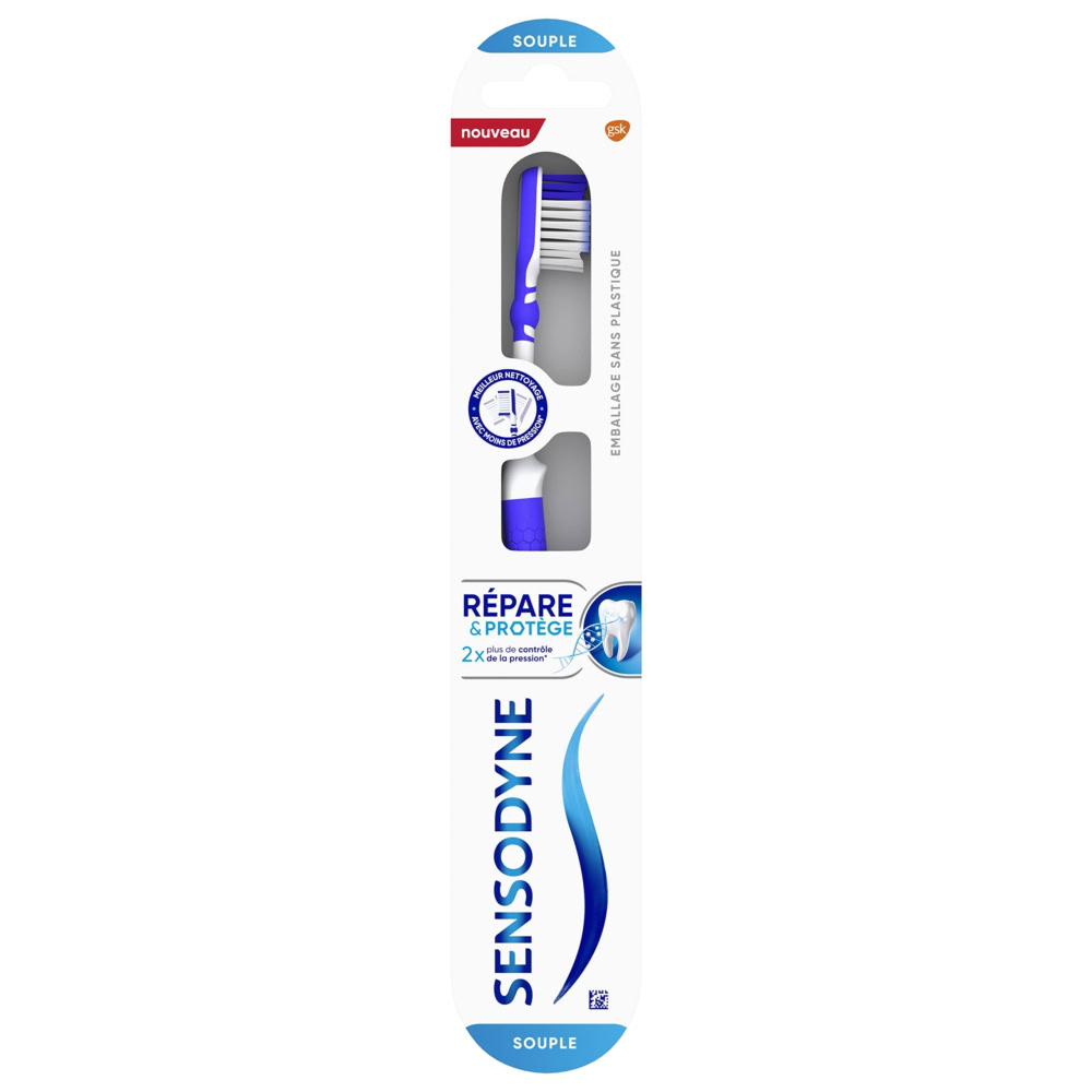Sensodyne brosse à dents répare et protège souple