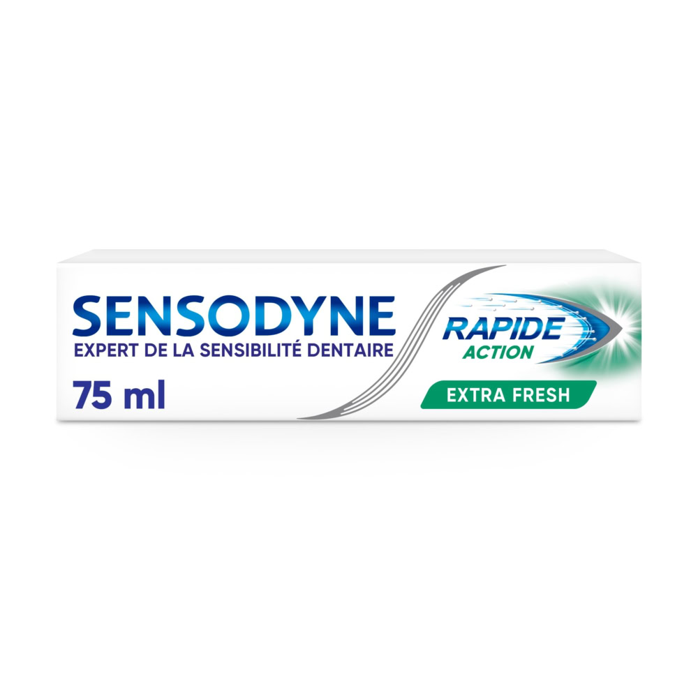 Sensodyne dentifrice rapide action extra fresh 75ml