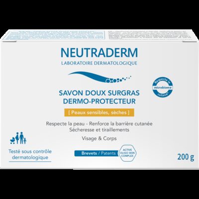 Neutraderm Savon Doux Surgras Dermo-Protecteur 200g