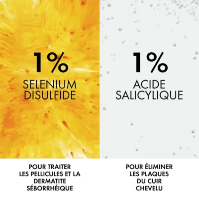 Vichy dercos shampoing traitant anti-pelliculaire cheveux normaux à gras 390ml