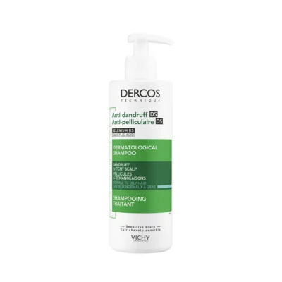 Vichy Dercos Shampoing Traitant Anti-Pelliculaire Cheveux Normaux à Gras 390ml