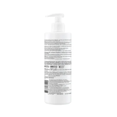 Vichy dercos shampoing traitant anti-pelliculaire cheveux normaux à gras 390ml