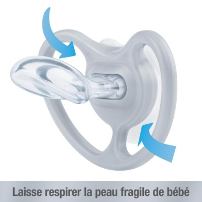 NUK Sucette Space avec Boite 6-18 Mois