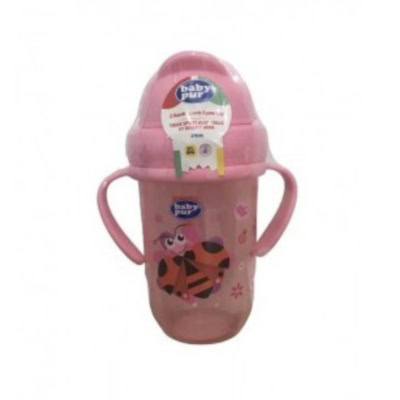 Baby Pur Tasse Sport avec Paille et Anses 270ml