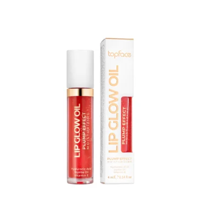 Topface Lip Glow Oil Plump Effect Strawberry 002